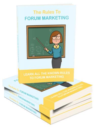 The Rules of Forum Marketing