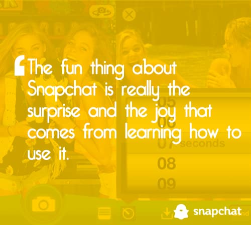 snapchat for business marketing quote